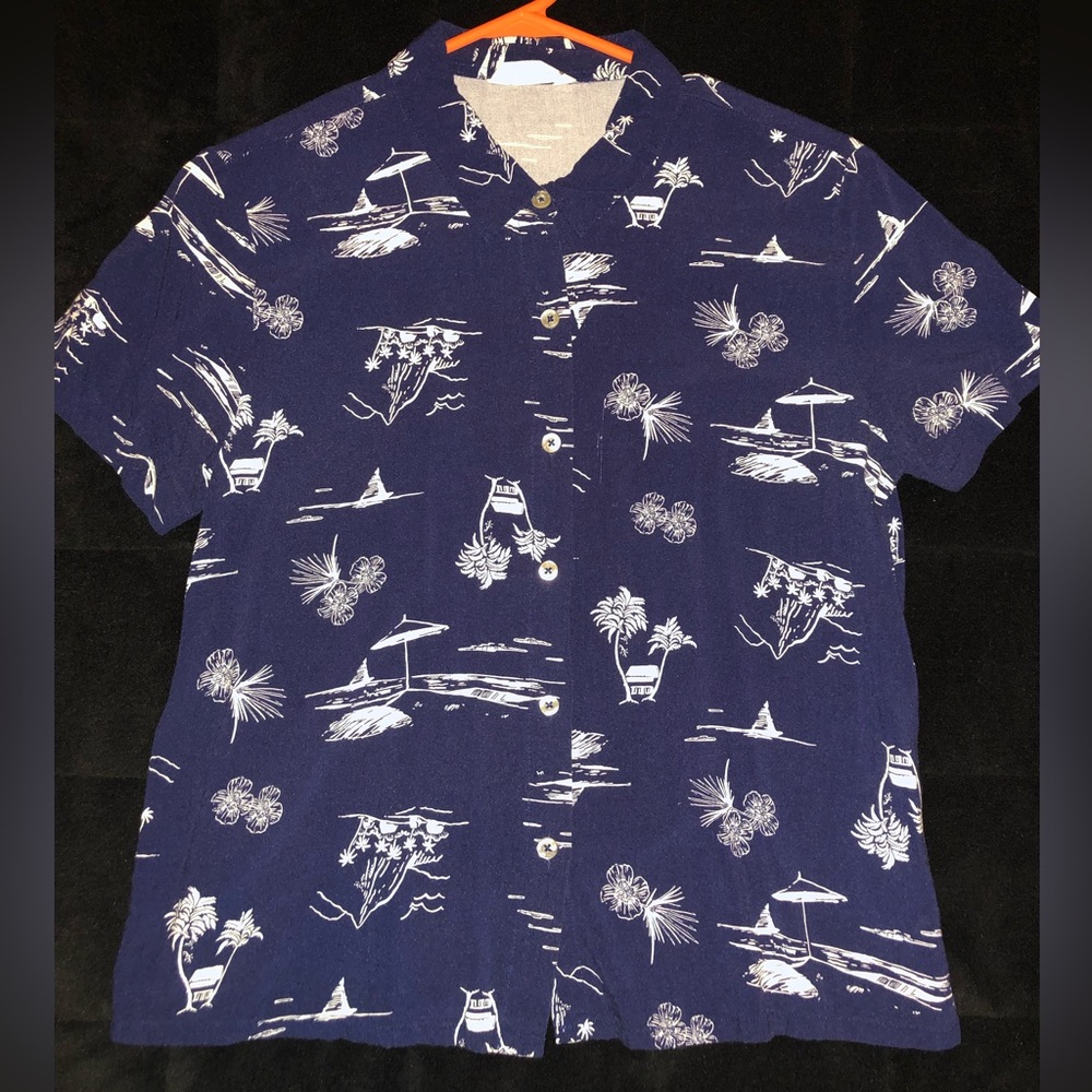 Bluenotes womens button up shirt